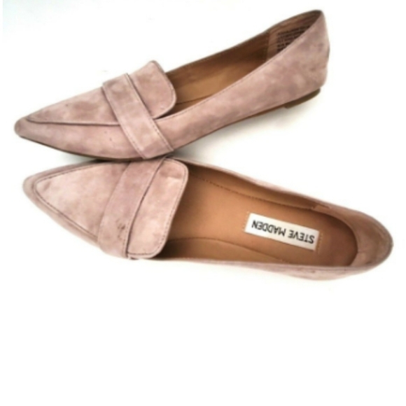 Steve Madden Shoes - Taupe Suede Loafers